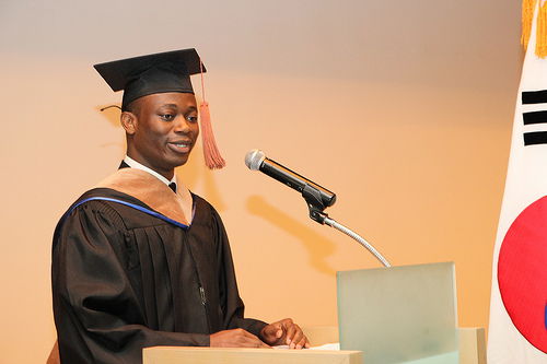 The following is the Fall 2012 MBA Valedictory speech by Temple Uwalaka
