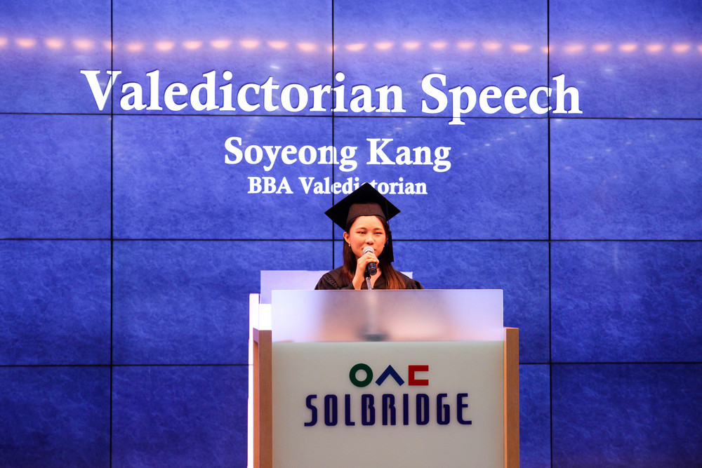BBA Valedictorian Speech by Soyeong Kang (Spring 2017 Graduation)