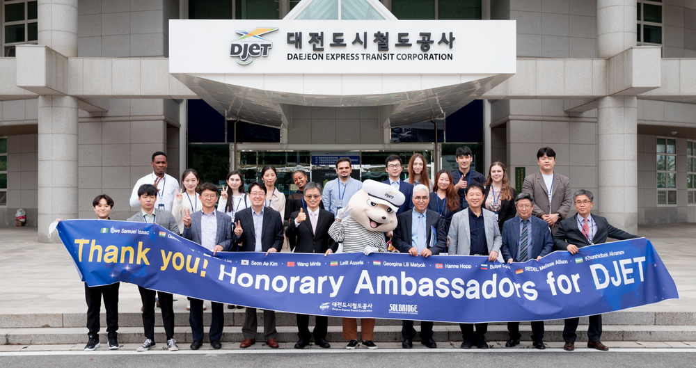 SolBridge students appointed as Honorary Ambassadors for Daejeon Metropolitan Express Transit Corporation