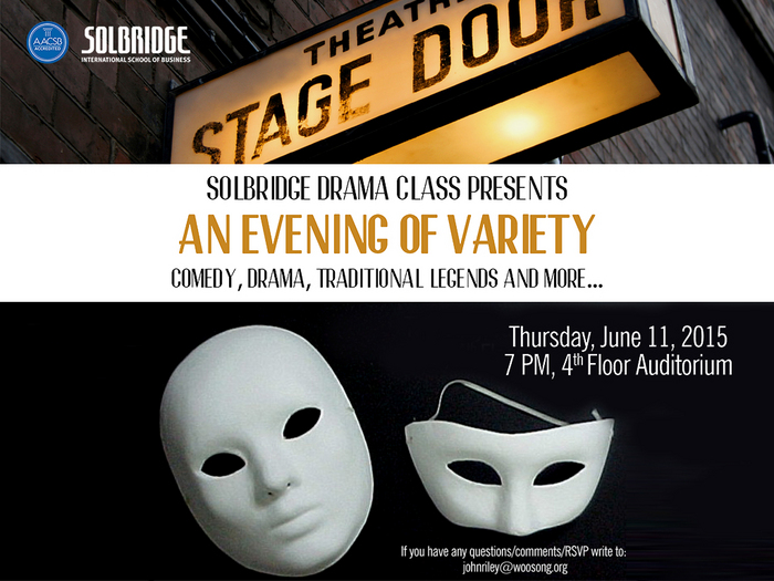 SolBridge Drama Class: An Evening of Variety