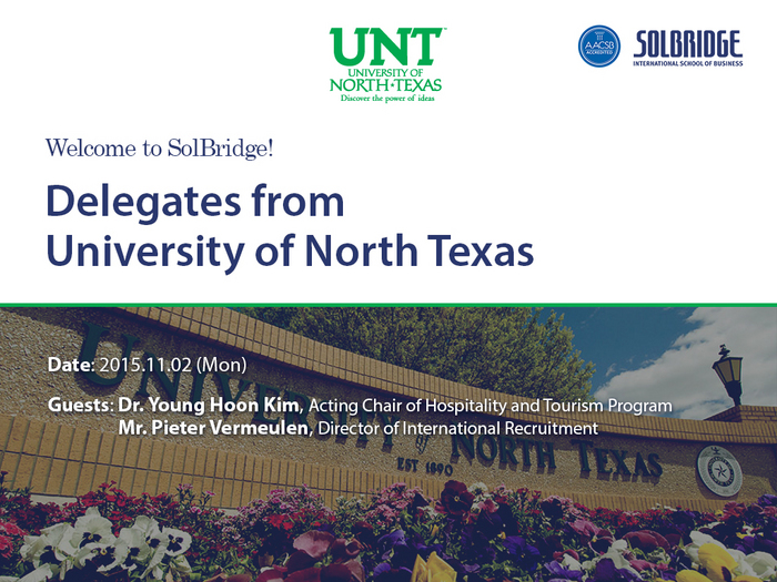 Delegates from University of North Texas