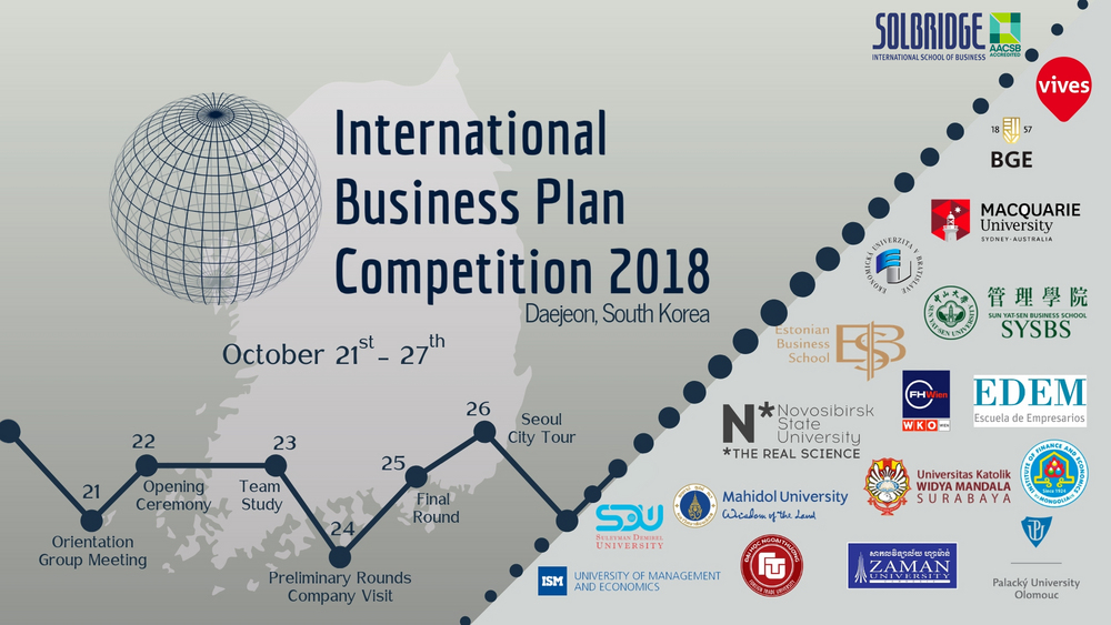 SolBridge to host its 6th International Business Plan Competition
