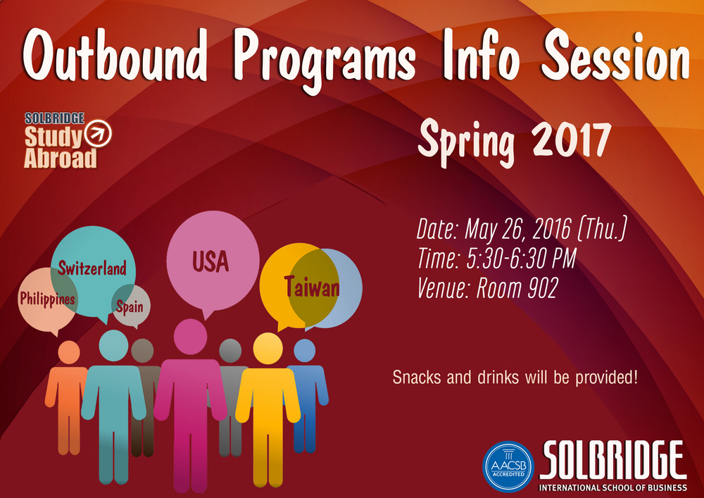 Information Session for Outbound Programs