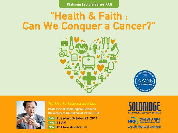 Health & Faith : Can We Conquer a Cancer?