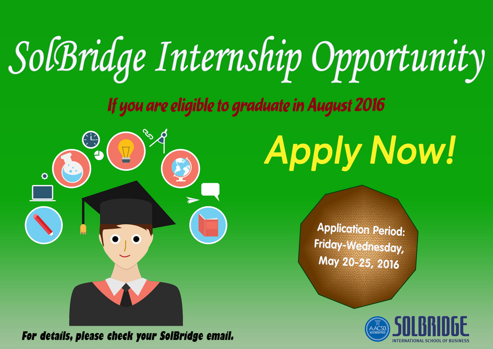 SolBridge Internship Opportunity