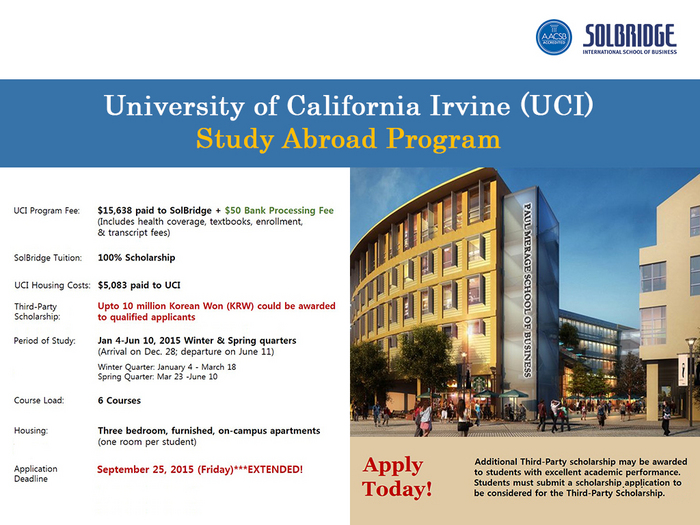 Universicy of California Irvine (Study Abroad Program)