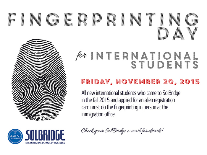 Legal: Fingerprinting Day