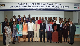 United States International University, Kenya Visits SolBridge International School of Business