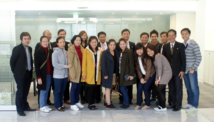 Representatives from the International School of Business (ISB) at the University of Economics, Ho Chi Minh City Visit SolBridge